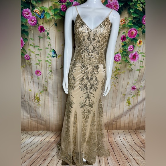 Cindy Collection 1762 Velvet Corset Dress main image 0